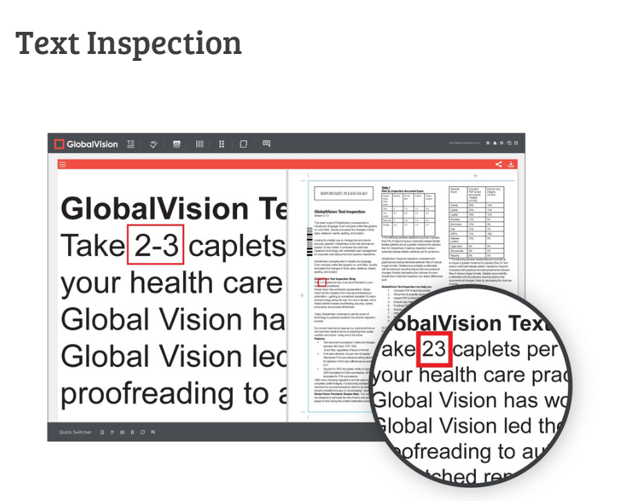 DSL Global Vision Proofreading & Inspection Systems